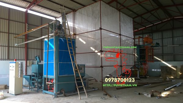 Silo làm khô ráo hạt xốp EPS